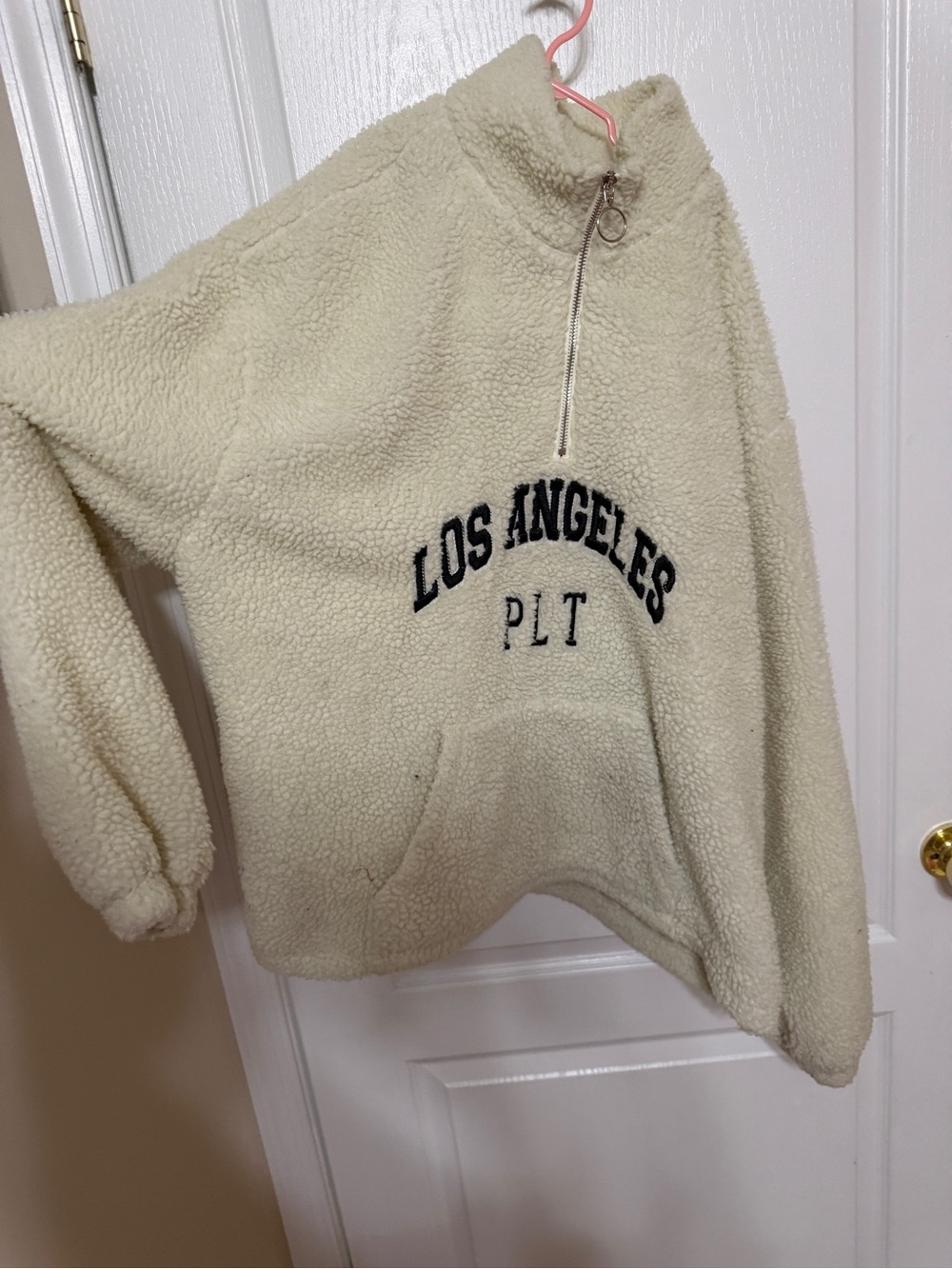 PrettyLittleThing Cream Sherpa Jacket